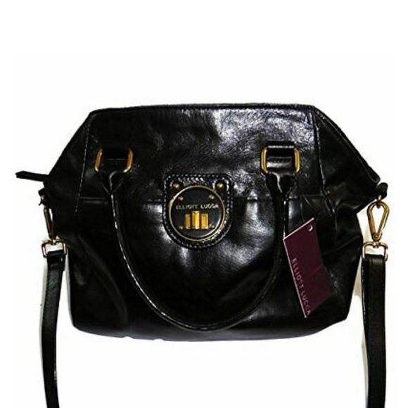Elliot Lucca genuine leather medium satchel NWT - Picture 1 of 4